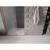 MEXEN/S - Velar L posuvné sprchové dveře 90, dekor, měď kartáčovaná 871-090-003-31-65