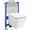 MEXEN/S - WC předstěnová instalační sada Fenix XS-U s mísou WC Cube sedátko softclose, bílá 68530924000