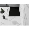 MEXEN/S - Stone+ obdélníková sprchová vanička 100 x 70, černá, mřížka černá 44707010-B