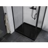 MEXEN/S - Apia Sprchový kout 90x70, transparent, černá + vanička se sifonem 840-090-070-70-00-4070B
