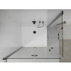 MEXEN/S - Lima Duo sprchový kout 100x90, transparent, černá +vanička se sifonem 856-100-090-70-02-4010B