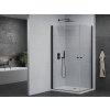 MEXEN/S - PRETORIA duo sprchový kout 80 x 70, transparent, černý + vanička včetně sifonu 852-080-070-70-02-4010B