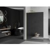 MEXEN/S - Kioto L Sprchová zástěna WALK-IN 80 x 200, zrcadlové, zlato 800-080-103-50-50