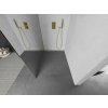 MEXEN/S - Kioto L Sprchová zástěna WALK-IN 80 x 200, zrcadlové, zlato 800-080-103-50-50