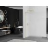 MEXEN/S - Kioto L Sprchová zástěna WALK-IN 100 x 200, dekor, zlatá 800-100-103-50-30