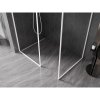 MEXEN/S - Kioto-F Sprchová zástěna WALK-IN s rámem 130 x 115, transparent 8 mm, bílá 800-130-202-04-20-115