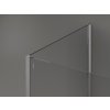 MEXEN/S - Kioto Sprchová zástěna WALK-IN 120 x 110 x 30, černý vzor, chrom 800-120-110-221-01-70-030