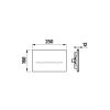 JIKA Modul - bezdotykové tlačítko EP3 Sensor dual flush (H890655...0001) (H8906550000001)