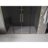 MEXEN/S - Velar Duo posuvné sprchové dveře 170, grafit, zlatá kartáčovaná 871-170-000-42-55