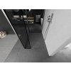 MEXEN/S - Kioto Sprchová zástěna WALK-IN 110 x 110 x 30, černý vzor, nikl kartáčovaná 800-110-110-221-97-70-030