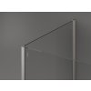 MEXEN/S - Kioto Sprchová zástěna WALK-IN 120 x 105 x 40, transparent, nikl kartáčovaná 800-120-105-221-97-00-040