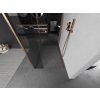 MEXEN/S - Kioto Sprchová zástěna WALK-IN 120 x 100 x 30, transparent, měď kartáčovaná 800-120-100-221-65-00-030