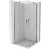 MEXEN/S - Velar Duo čtvercový sprchový kout 100 x 100, transparent, chrom 871-100-100-02-01