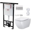Předstěnový instalační systém s chromovým tlačítkem M1721 + WC CERSANIT CLEANON VIRGO + SEDÁTKO AM102/1120 M1721 ME1