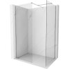 MEXEN/S - Kioto-X Sprchová zástěna WALK-IN 80 x 80, transparent 10 mm, chrom 800-080-202-01-00-080-X