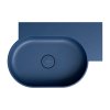 OMNIRES - OVO M+ umyvadlo na desku/závěsné - pravé, 64 x 44 cm, midnight blue mat; OVO645UWPMB