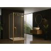 REA/S - Sprchový kout Atlas 80x80 Brush Gold vpravo KPL-K4773