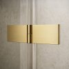 REA/S - Sprchový kout Atlas 80x80 Brush Gold vpravo KPL-K4773