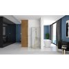 REA - Sprchový kout DIAMOND 100x100 BRUSH GOLD REA-K5684