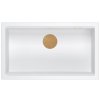 Quadron - Granitový dřez Logan 110 White Měď HQD7644U1_PVDC1_U