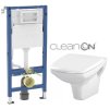 GEBERIT DuofixBasic bez tlačítka + WC CERSANIT CLEANON CARINA + SEDÁTKO 458.103.00.2 X CA1