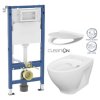 GEBERIT DuofixBasic bez tlačítka + WC CERSANIT CLEANON MODUO + SEDÁTKO 458.103.00.2 X MO1