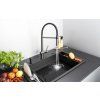 DEANTE - Magnetic kuchyňská baterie s elastickou výpustí - 2 typy proudu titan BRM_D72M
