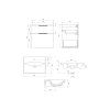 CERSANIT - SET C752 CITY 60 DUB DSM S4004-134