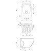CERSANIT - SET C502 WHB DESSE VORTEX /VÍROVÉ SPLACH/ TS DUR SC EO 1B BOX M S4024-001