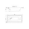 CERSANIT - VANA SMART 160X80 PRAVÁ S301-118
