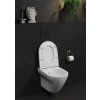 CERSANIT - SET B331 WC mísa LARGA OVAL Cleanon + sedátko SLIM S701-472