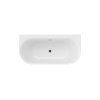 ravak ypsilon wall volne stojici vana ke stene 178x86 cm cerna bila 1