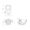 CERSANIT - SET C200 WHB CITY PRO SQUARE VORTEX TS CITY SQ SLIM SC EO 1B BOX S701-884