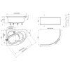 ravak asymetricka vana4 rosa i cv01000000 1