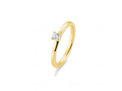 Zlatý prsten s briliantem 585/3,05g 0,15ct