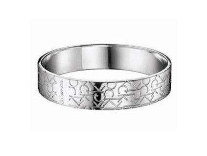 Náramek Calvin Klein KJ19BB01030 L/M Closed Bangle Logo