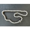 Náhrdelník ze sladkovodních perel 8 - 8,5mm, se stříbrným uzávěrem.