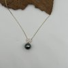 BRILIANTOVÝ NÁHRDELNÍK DOTEK OCEÁNU s Tahity perlou