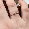 Prsten - SOLITAIRE AMORA QUATTRO - briliant 0,19ct