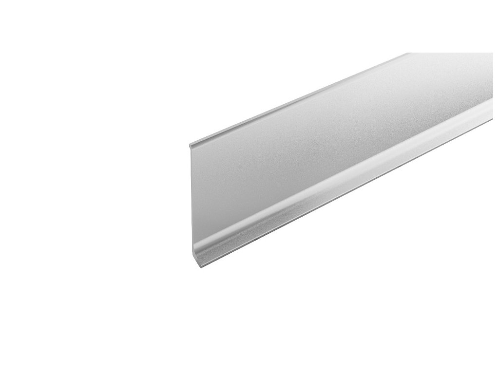 AP38 soklová lišta hliník elox stříbro 100 mm