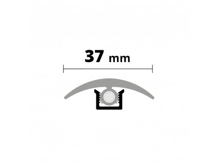 AP22 přechodová lišta FLEX BOARD C, 37 mm