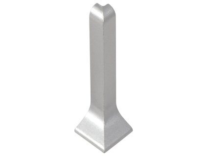 AP38 roh k soklové liště vnější, PVC ABS stříbro, 60 mm, 2 ks