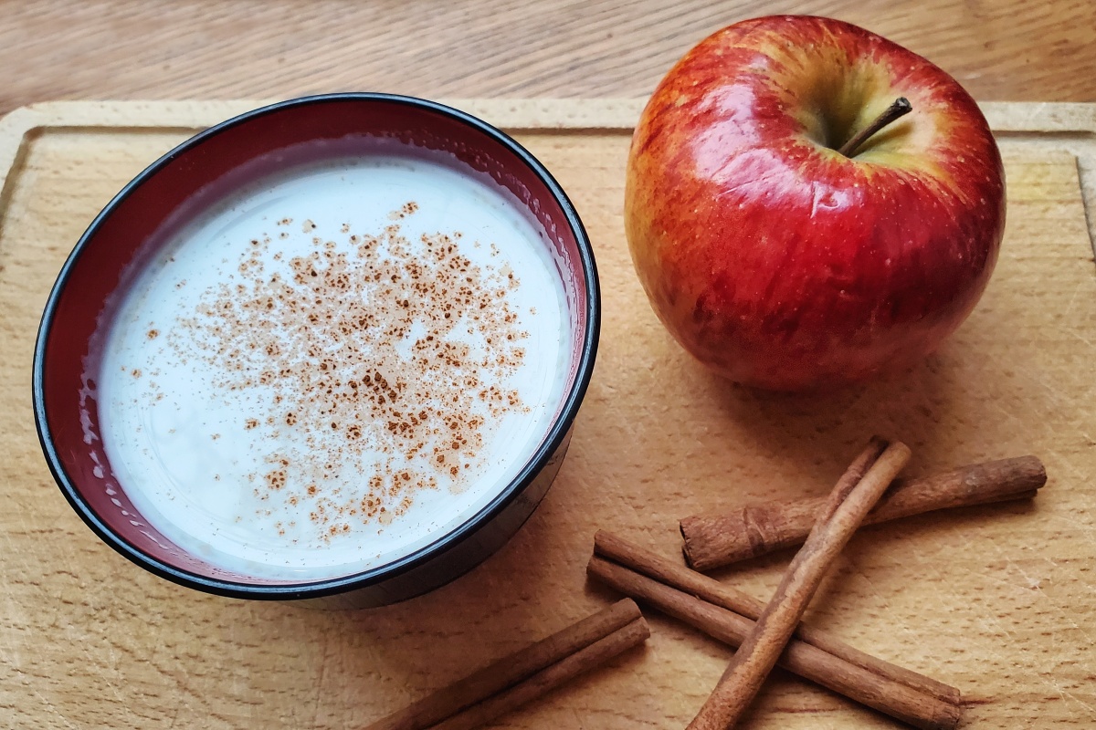 Apple koji and "hot-milk drink"
