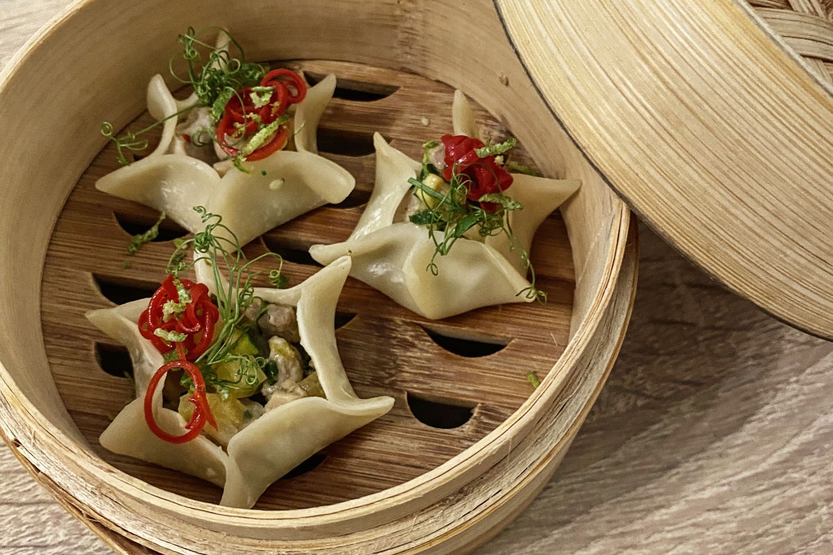 Knedlíček – kuře, miso, limeta, citronová tráva