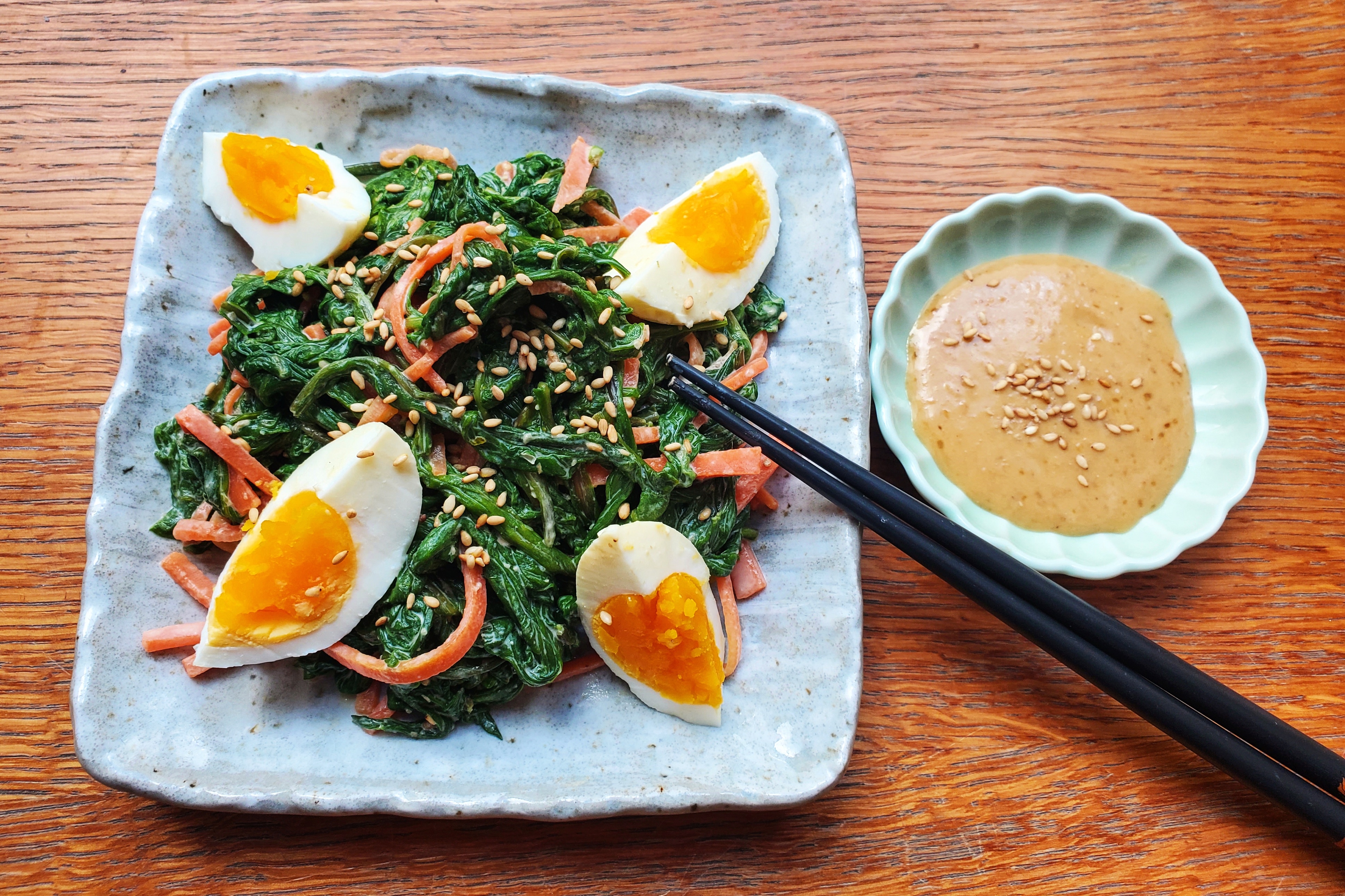 Salátový miso-sezamový dresink