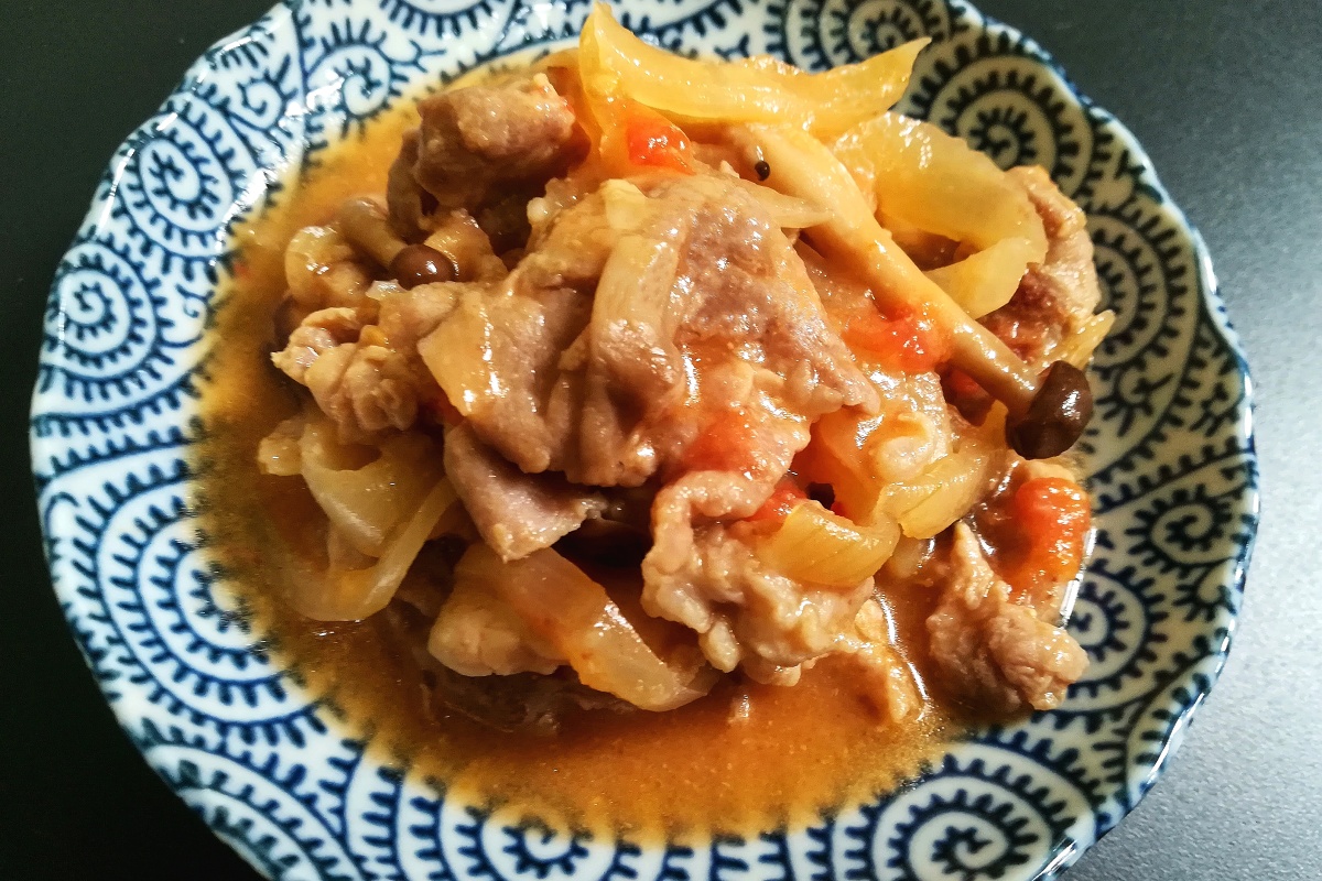 Hayashi with tomato koji