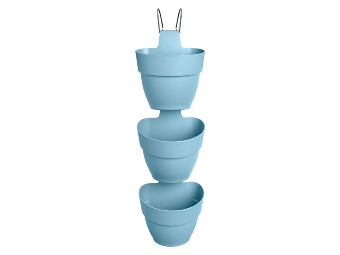 Květináč Vibia Campana Vertical Forest set3 vintage blue