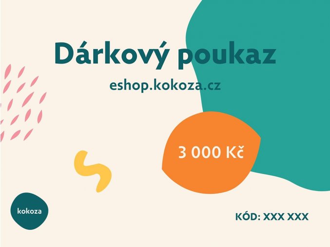 Dárková poukázka3000