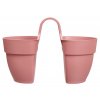 Květináč Vibia Campana Flower Twin dusty pink 21 cm