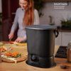 Bokashi Organko Essential + base on the kitchen counter while preparing food (4) image web